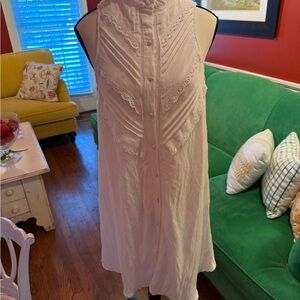 Pomander Place White Lace Mini Dress